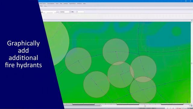 CIVIL DESIGNER Software: Fire Flow Analysis смотреть онлайн
