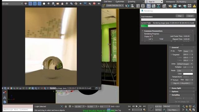 How to use Perspective Match Utility & V-ray Matte/Shadow in 3Ds Max смотреть онлайн