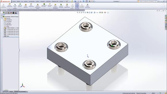 ✅ TUTORIAL hacer [ANIMACIÓN DE ENSAMBLAJES] con [SOLIDWORKS] Usando Toolbox 🛠️ смотреть онлайн