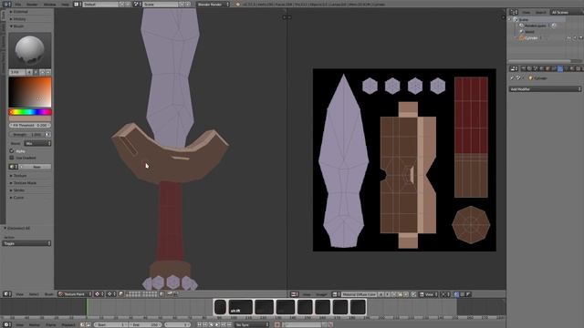 Introduction - Hand Painted Weapon in Blender смотреть онлайн