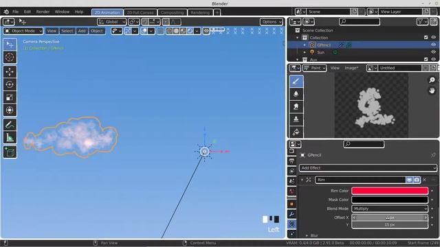 Grease Pencil: Custom brush texture смотреть онлайн