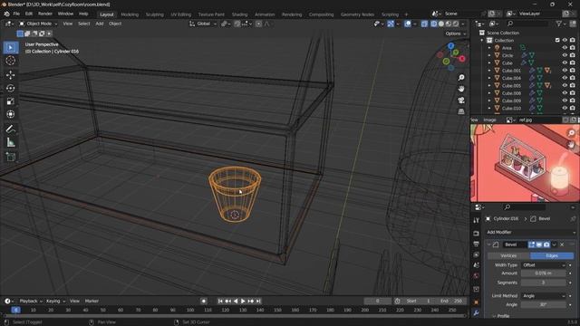 Cozy Isometric Room in Blender 3D | Blender 3.5 смотреть онлайн