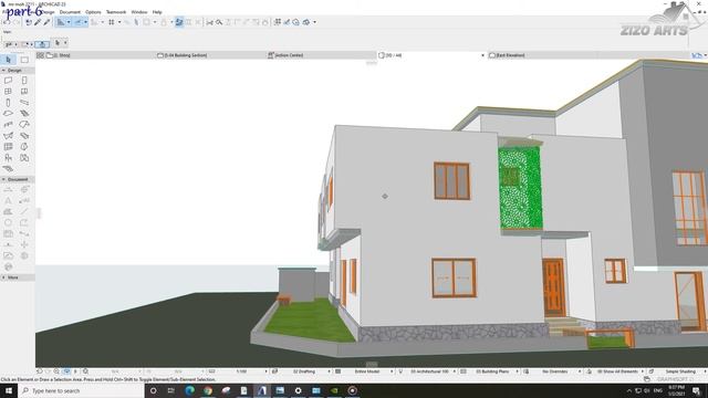 external villa project archicad and lumion Anemation part 6 смотреть онлайн