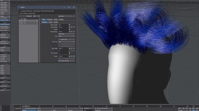 LightWave Hair - Cluster Dollhair (Guides) - FiberFX 🔹 смотреть онлайн
