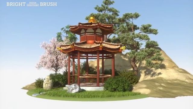 Pagoda test render смотреть онлайн