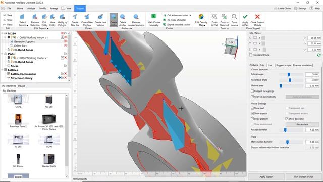 Netfabb Demonstration: Design to Print workflow for metal Powder bed Fusion using Autodesk Netfabb смотреть онлайн