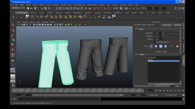 Maya Blend Shapes - Modeling Tutorial смотреть онлайн