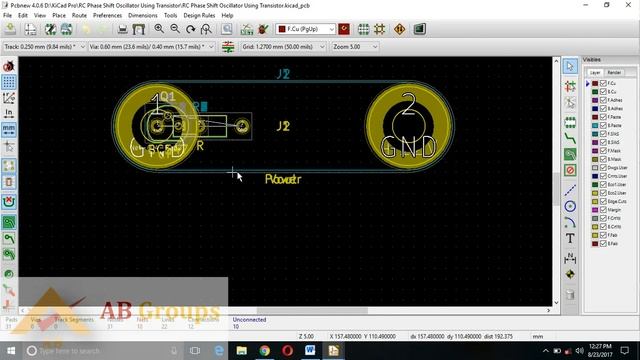 KiCad PCB DESIGN ON RC Phase Shift Oscillator Using Transistor - KiCad смотреть онлайн