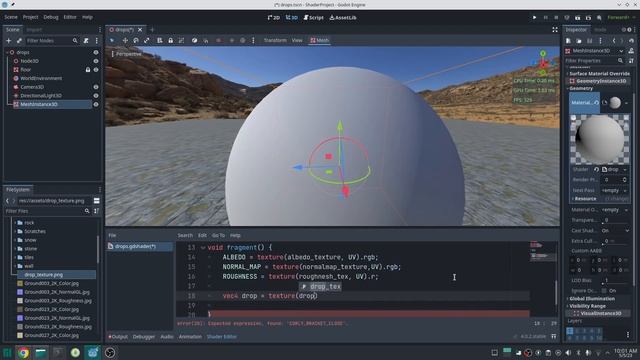 Raindrop Shader Effect in Godot 4.0 смотреть онлайн