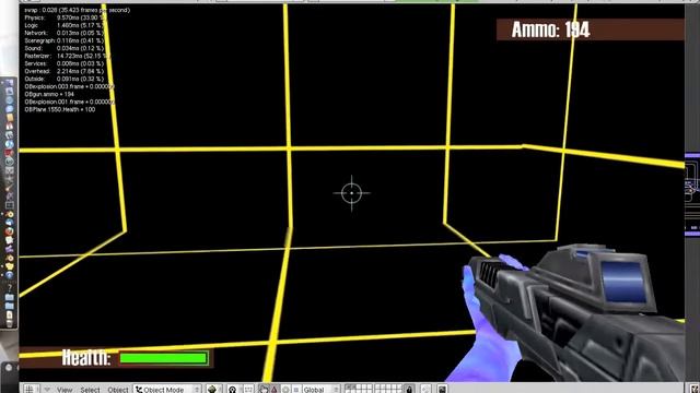 blender game engine fps (texture face) смотреть онлайн