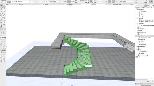 Archicad 23 Tut Stiege gewendelt mit Tronsole und Geländer смотреть онлайн