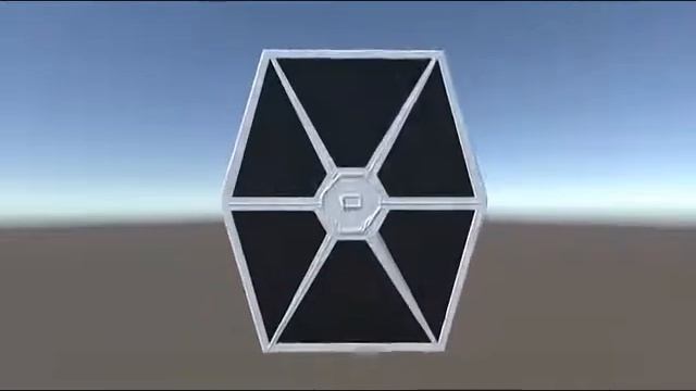 Tie Fighter - Zbrush High Polygon Textured Model смотреть онлайн