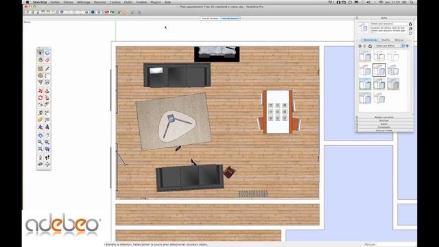 Tutoriel Sketchup - 28 - style et export d'image смотреть онлайн