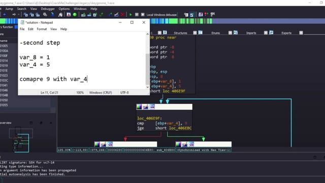 Reverse Engineering and Crack Me | IDA pro | Static Analysis смотреть онлайн