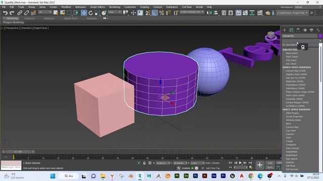 Quadify Mesh Modifier | 3ds Max Tutorial смотреть онлайн