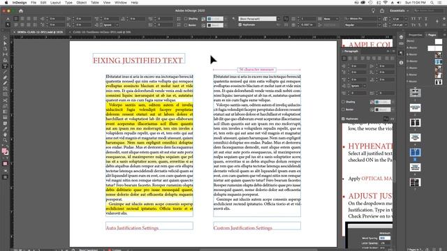Fixing Poor Spacing in Justified Text in Adobe InDesign смотреть онлайн