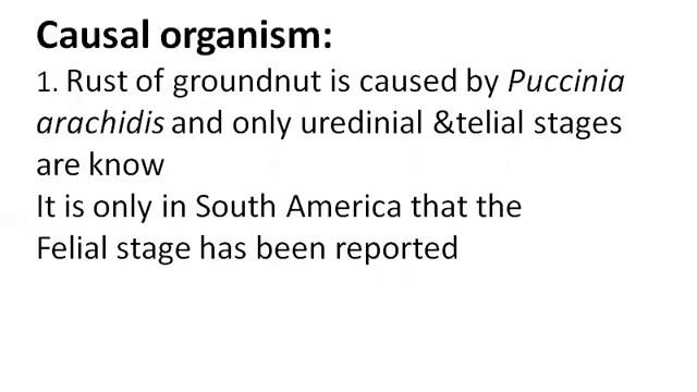 Rust of groundnut/Dr P Shivakumar Singh/Plant diseases/Botany/M.Sc., смотреть онлайн