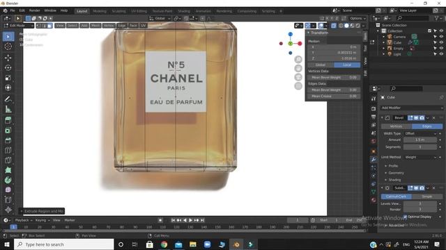 PART 1 : PERFUME BOTTLE IN BLENDER смотреть онлайн
