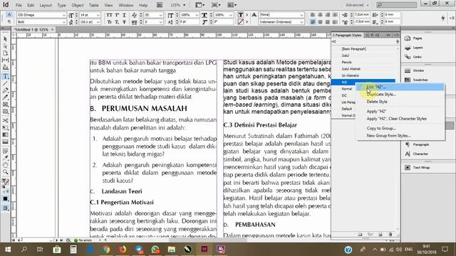 Tutorial Adobe InDesign: Melayout Jurnal Cara ke-2 смотреть онлайн
