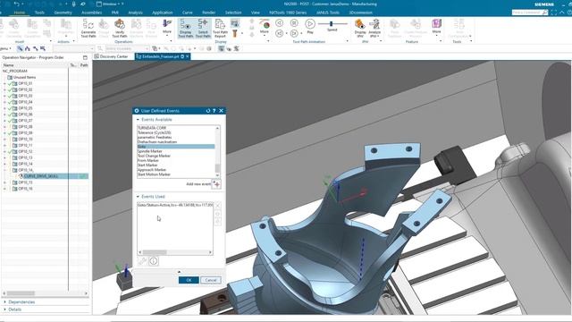 NX CAM Tutorial | How to use start and end events in NX to avoid collisions 👀 смотреть онлайн