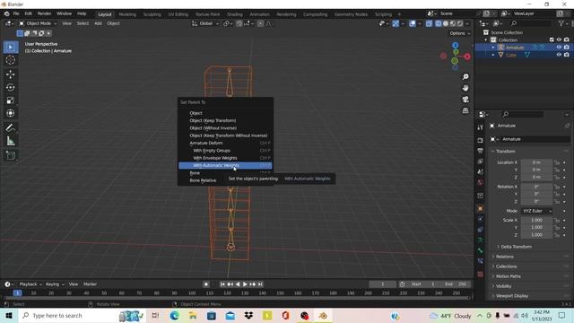How to use Bones in Blender смотреть онлайн