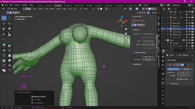 Robin Rabbit - Blender Timelapse (Parte 3) | Robin Works смотреть онлайн