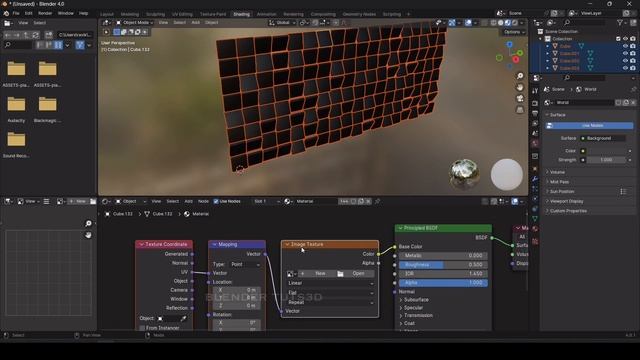 Randomization transform in blender | Blender random смотреть онлайн