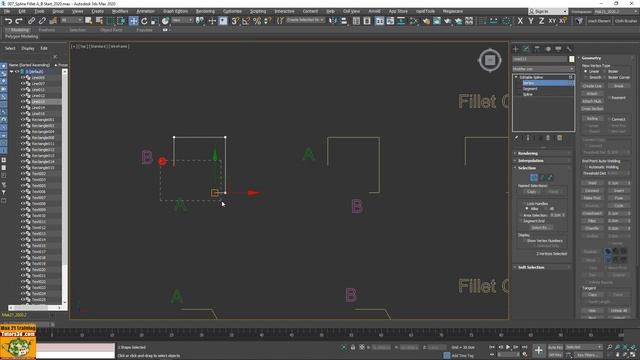 3ds max script course: 014 The Fillet Concept _ Il Concetto di Fillet смотреть онлайн