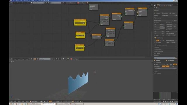 BLENDER / Sverchok Wave Demo смотреть онлайн