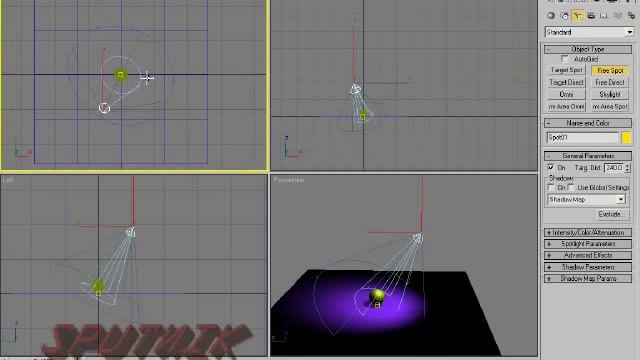 Tutorial 3ds Max. Luz Estandar (standard lights) (parte 2/2) смотреть онлайн
