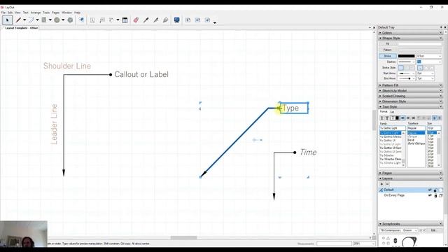 Layout for SketchUp - Callouts or Labels смотреть онлайн