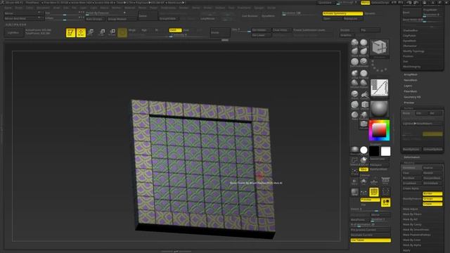 Aplicar detalles a través de noise en Zbrush смотреть онлайн
