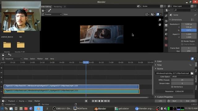 The new Transform panel in Blender's Video Sequence Editor (09) смотреть онлайн