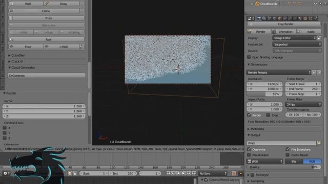 How to use the cloud generator addon in blender beginner basics tutorial смотреть онлайн