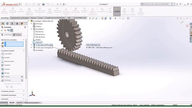 COMMENT DESINER UN PIGION CREMALLIERE SUR SOLIDWORKS ET INSERER LA BIBLIOTHEQUE SOLIDWORDS смотреть онлайн