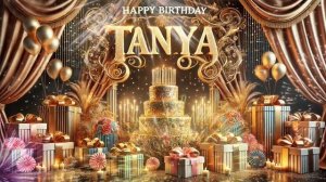 Красивая Песня- С Днем Рождения   Танечка 🎂🎈 ✨