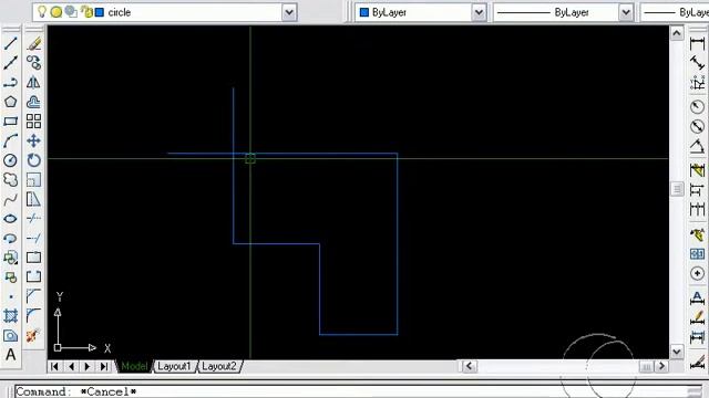 how to create Fillet on auto CAD part 1 смотреть онлайн