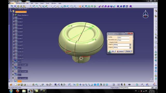 Catia Tutorials (Digitized Shape Editor) смотреть онлайн