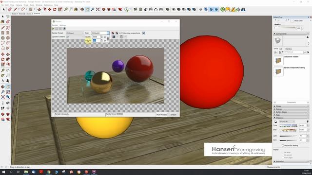 Hanni Handig met SketchUp - Twilight render - De kwaliteit van je render instellen смотреть онлайн