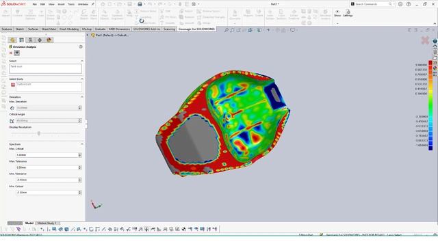 Reverse engineering FreeForm shapes inside SOLIDWORKS using Geomagic смотреть онлайн