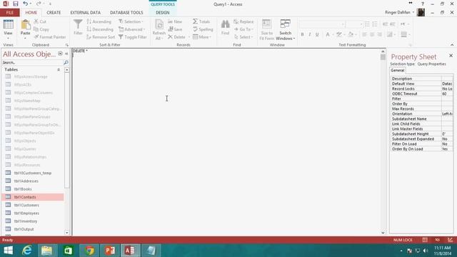76. SQL DELETE Query (Programming In Access 2013) смотреть онлайн