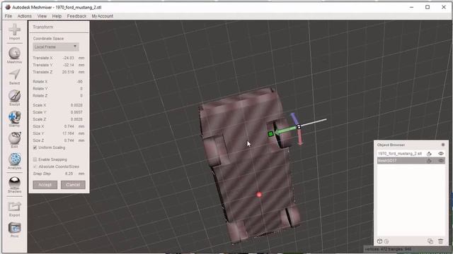 Part 2 Make a car Printable with MeshMixer смотреть онлайн