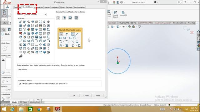 S Key in solidworks | short cut bar in solidworks | Tutorial # 13 смотреть онлайн