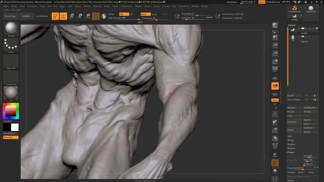 Reprojecting Details in ZBrush - Top Production Tip смотреть онлайн