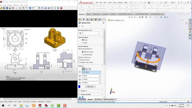 Solidworks Basics - Lesson 9 смотреть онлайн