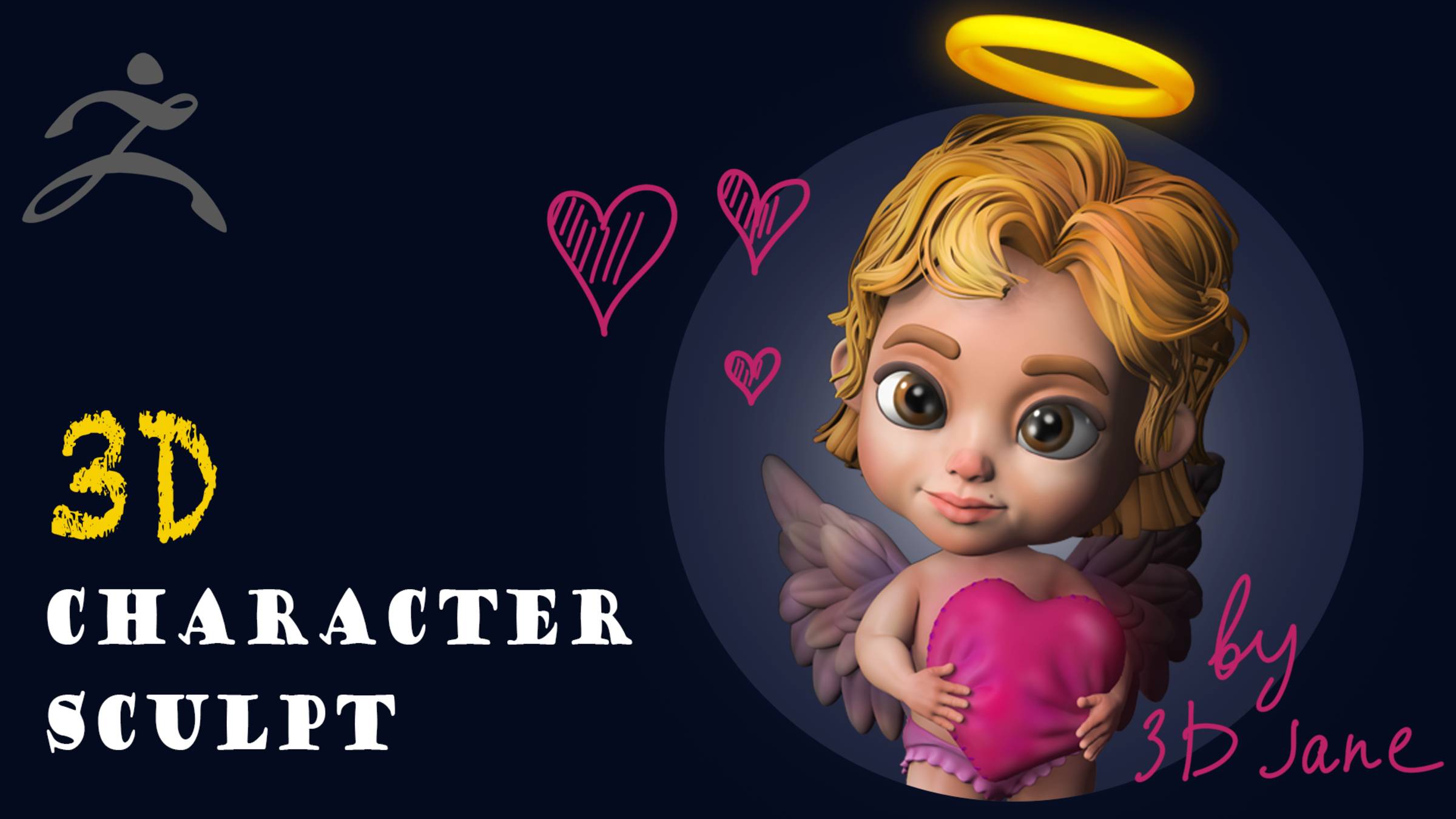 Скульптинг Ангела в ZBrush