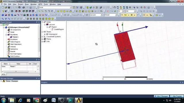 HFSS Tutorial: Simulation of Frequency Selective Surface смотреть онлайн