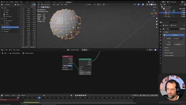 Introducción a las Simulaciones en Geometry Nodes - Tutorial de Blender en Español смотреть онлайн