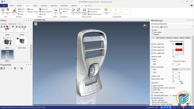 SOLIDWORKS Composer - SVG Image Saving for 🗜️ Technical Documents 📑 смотреть онлайн