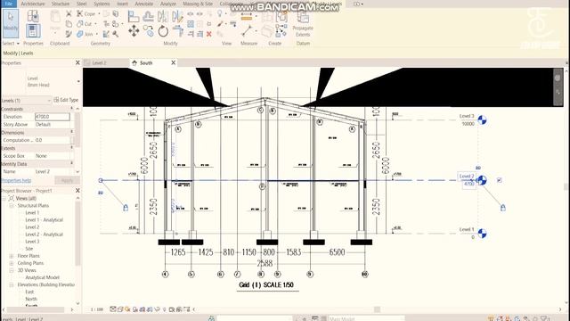 05-Steel Building in Revit Intro||المنشأت المعدنيه على الريفت смотреть онлайн
